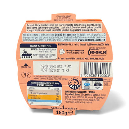 Rio Mare - Insalatissime - Orzo e Farro - Carote , peperoni e Mais - 160g