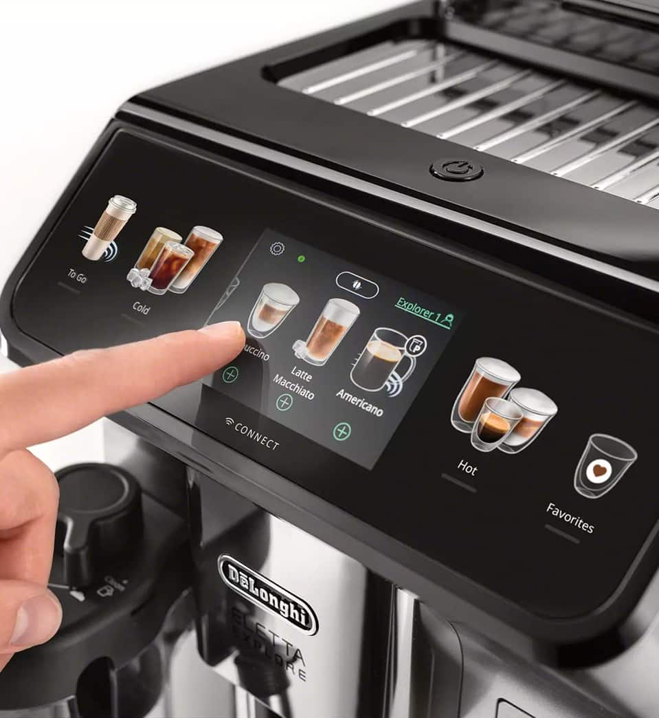 Delonghi - Eletta Explore Fully Automatic Espresso Machine with Cold Brew Technology ECAM45086S