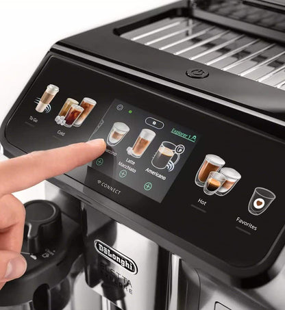 Delonghi - Eletta Explore Fully Automatic Espresso Machine with Cold Brew Technology ECAM45086S