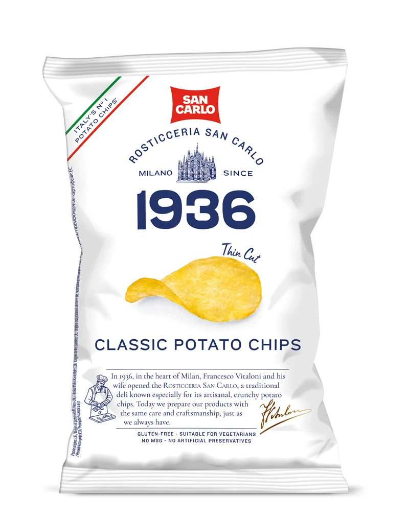 San Carlo - Classic Potato Chips - Thin Cut - 150g (5.29oz)
