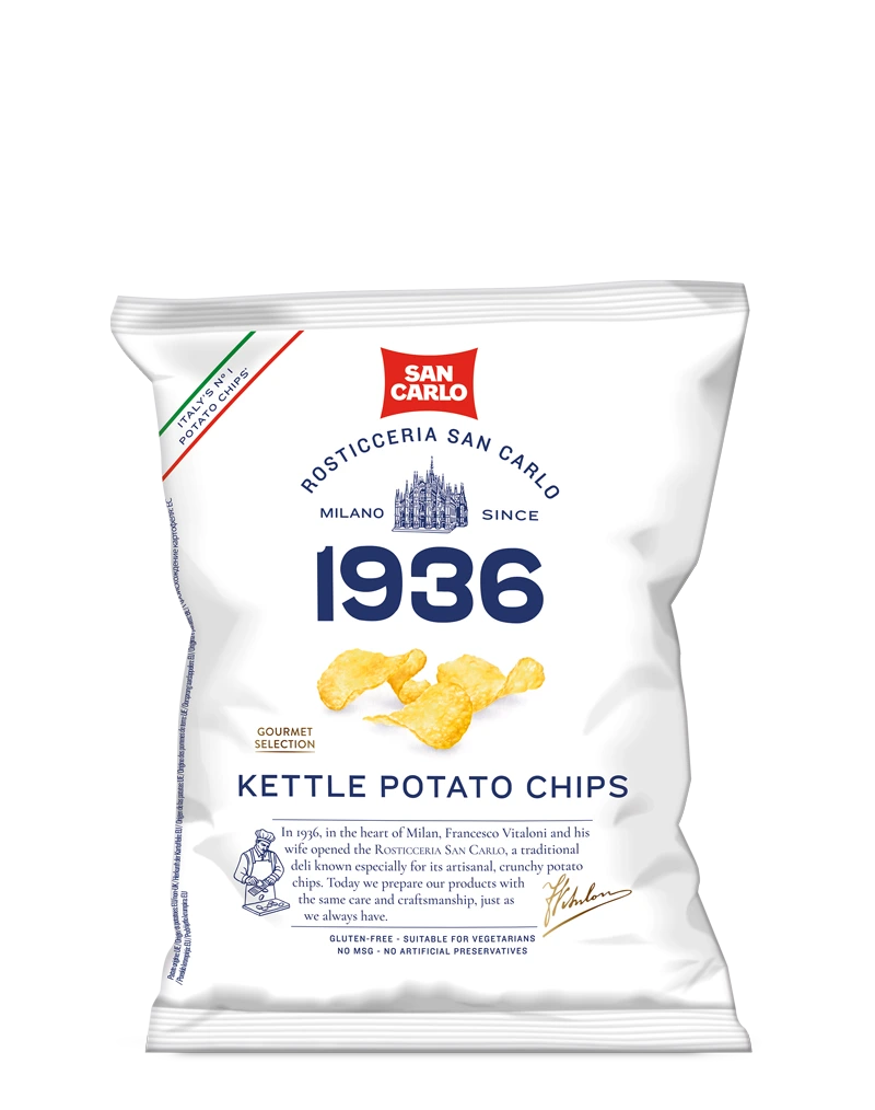 San Carlo - Kettle Potato Chips - 100g (9.52oz) Gluten Free