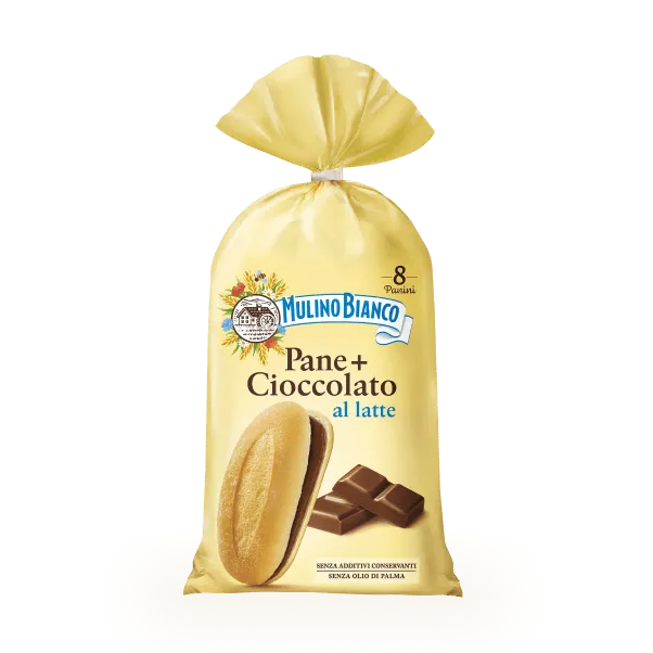 Mulino Bianco - Pane e Cioccolato - al Latte - 8 Panini