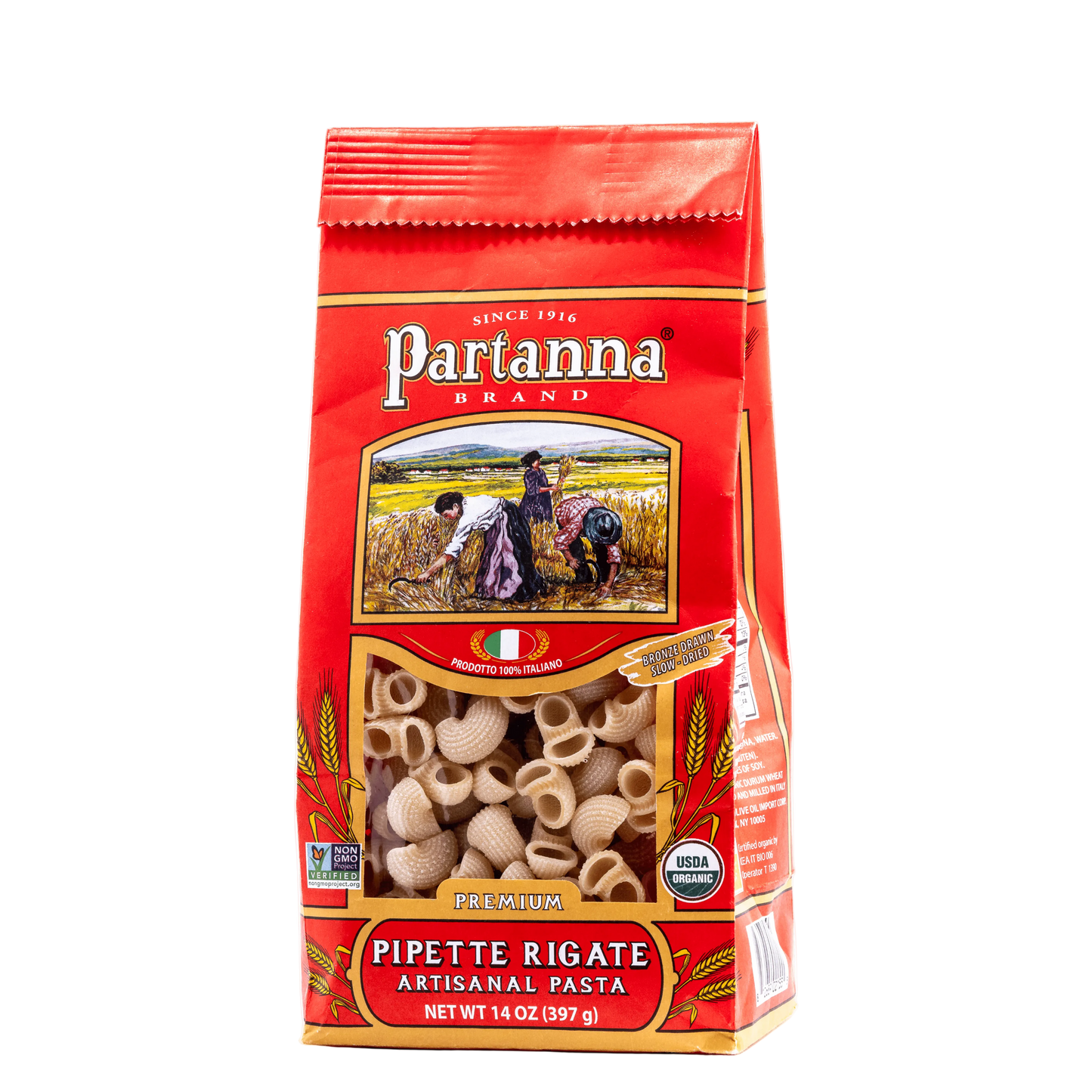 Partanna - Pipette Rigate - Artisanal Pasta - 397g (14OZ)