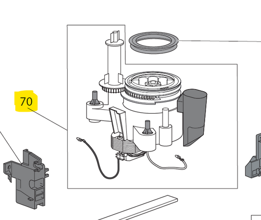 Delonghi 7313268731 - Grinder Assembly (3D-DL 120V)
