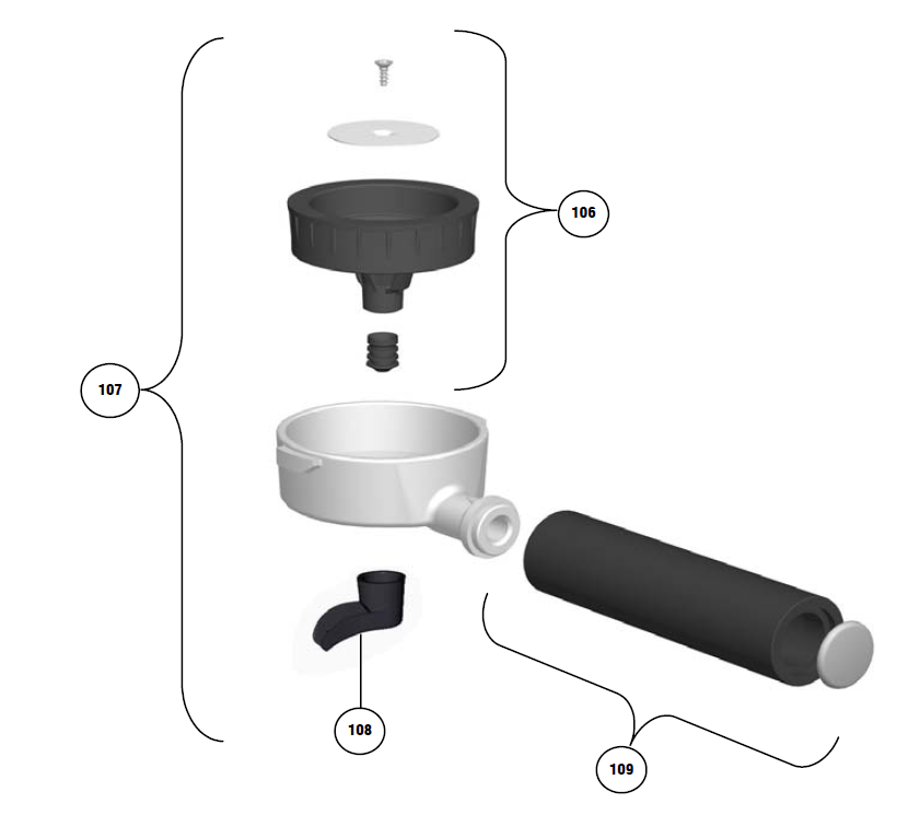 Francis Francis - Filter Holder Kit/X6 Trio - A000375