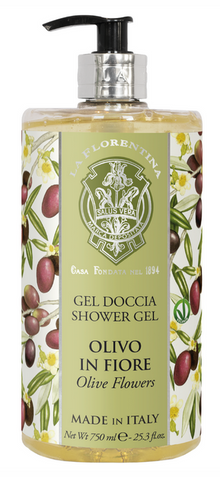 La Florentina  - Olivo in Fiore - Gel Doccia - Shower Gel - 750ml (23.5fl)