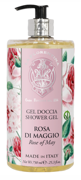 La Florentina - Rosa Di Maggio - Gel Doccia - Shower Gel - 750ml (23,5fl)