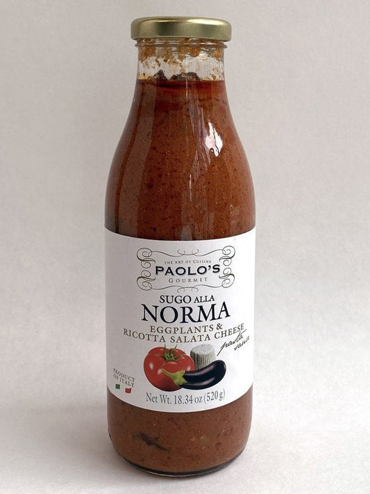 Paolo - Sugo alla Norma - Eggplant & Salted Ricotta Cheese  500g (17.63oz)