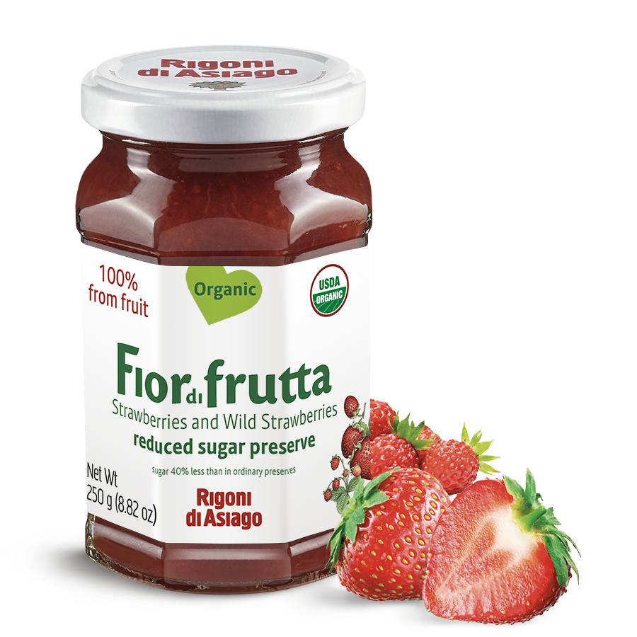 Rigoni - Strawberries And Wild Strawberries - Reduced Sugar - 250g (8.82oz)