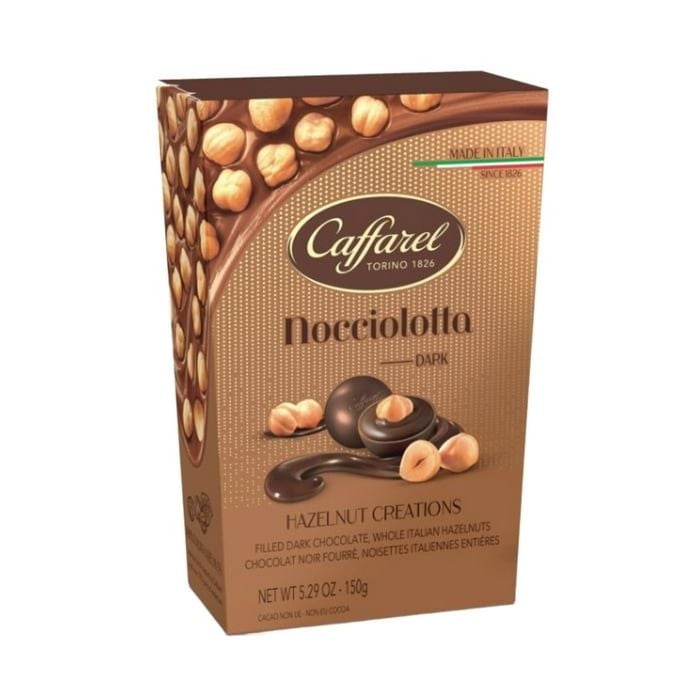 Caffarel – Nocciolotta - Dark Chocolate with Whole Hazelnuts – 150g (5.29 oz)