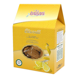 Natisani - Biscotti al Limone - Gluten Free - 200g (7.05 oz)