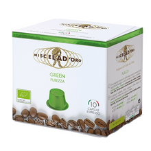 Miscela d'Oro Espresso Purezza Capsules (Green) - 10/Bag - Compatible with Nespresso® Machines