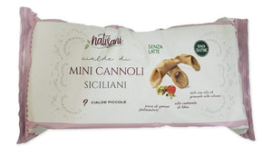 Natisani - Mini Cannoli Siciliani - Gluten Free/Dairy Free - 120g (4.33 oz)