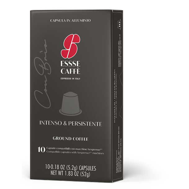 Essse Caffe - Con Brio Aluminum Capsules - 10/Box - Compatible with Nespresso® Machines