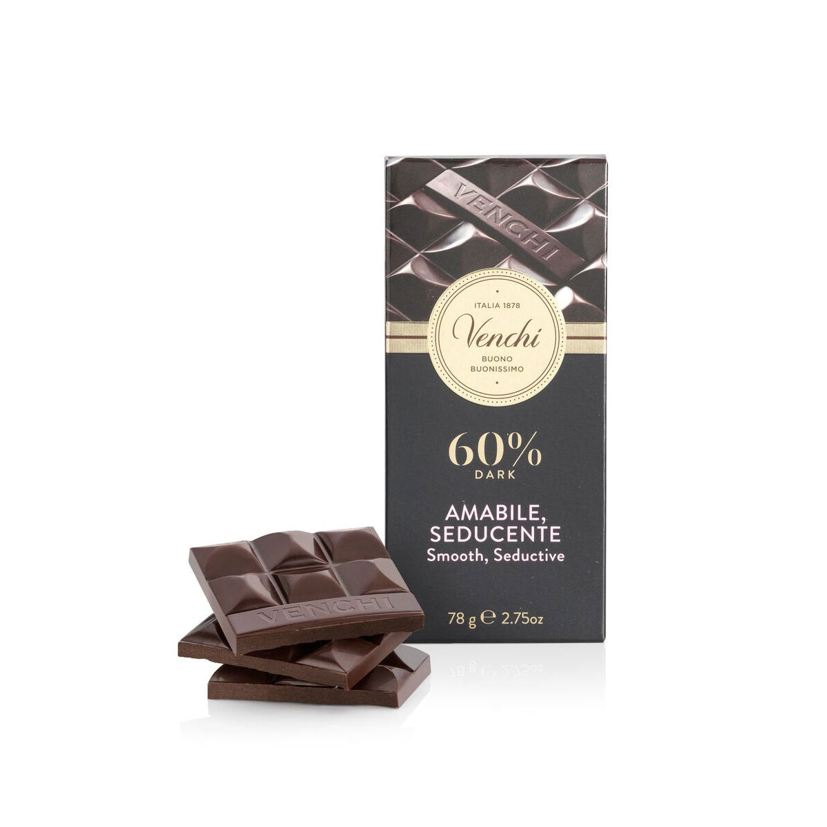 Venchi - 60% Extra Dark Bar 2.75 oz