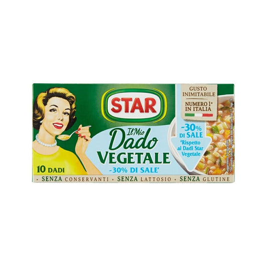 Star - Dadi  vegetale 30% meno sale - 10pcs