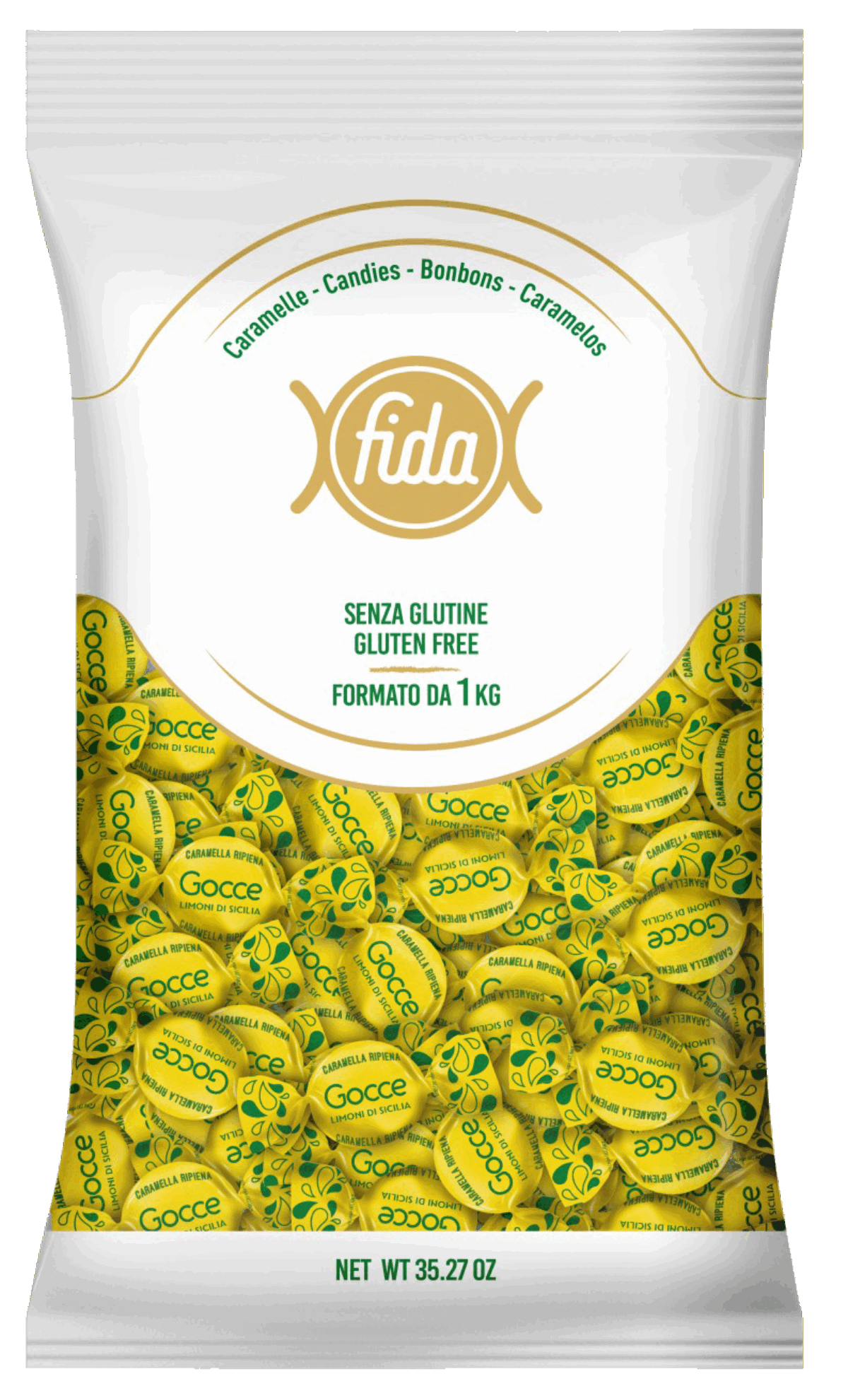 Fida - Gocce Di Limone - 1000g - (gluten Free)