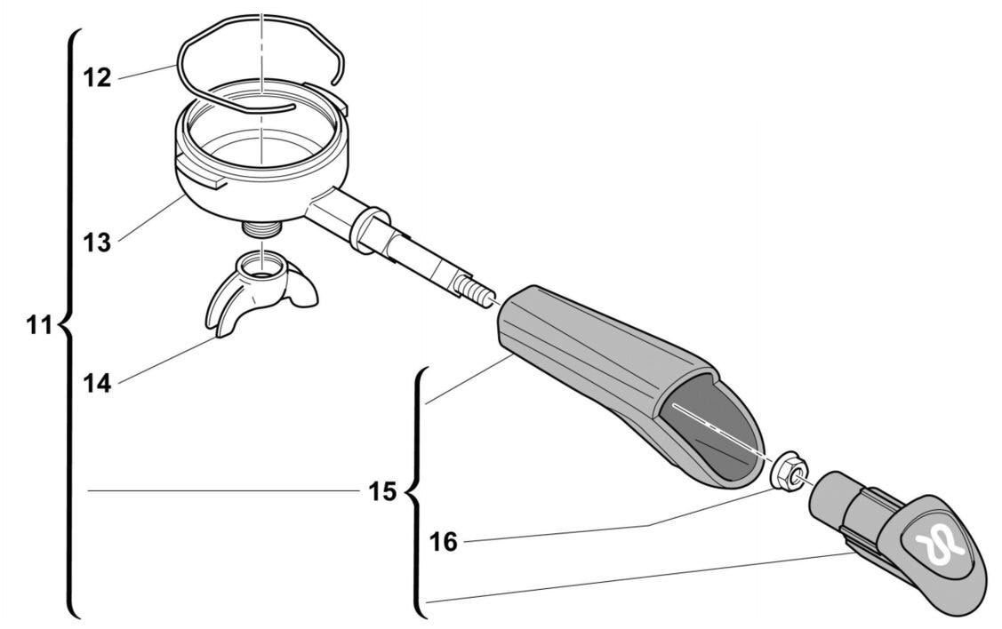 10070108 Complete Rancilio Silvia Filter Holder