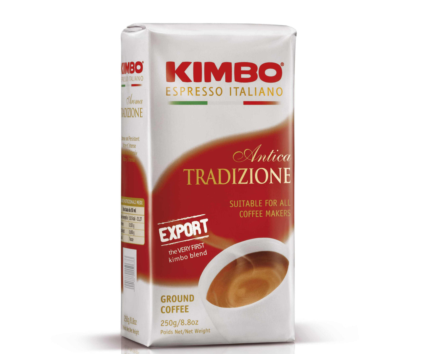 Kimbo - Antica Tradizione - Ground Coffee Brick - 250g (Dark Roast) (8.8oz)