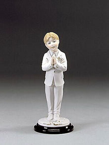 First Communion Boy by Giuseppe Armani - 1195C