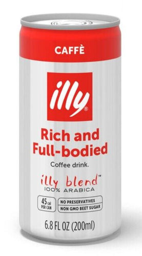 illy - Coffee Drink Caffe' - Can 200ml (6.8 FL OZ).