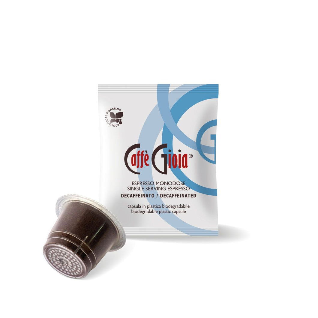 Caffe Gioia - Espresso Decaf Capsules - 10/Bag - Compatible with Nespresso® Machines