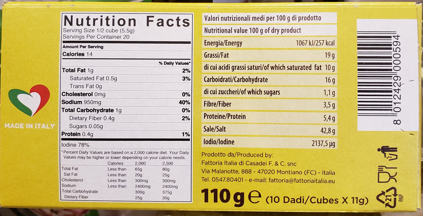 Fattoria Italia - Chicken Broth - 110g (3.88 oz)