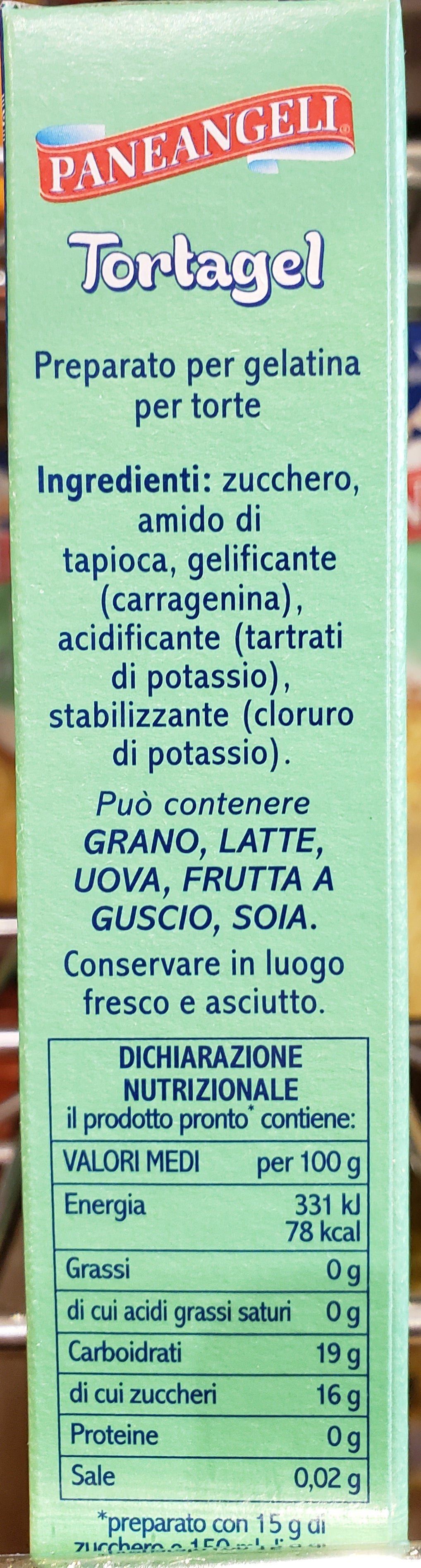 Paneangeli - Tortagel - 3 packets - 42 g