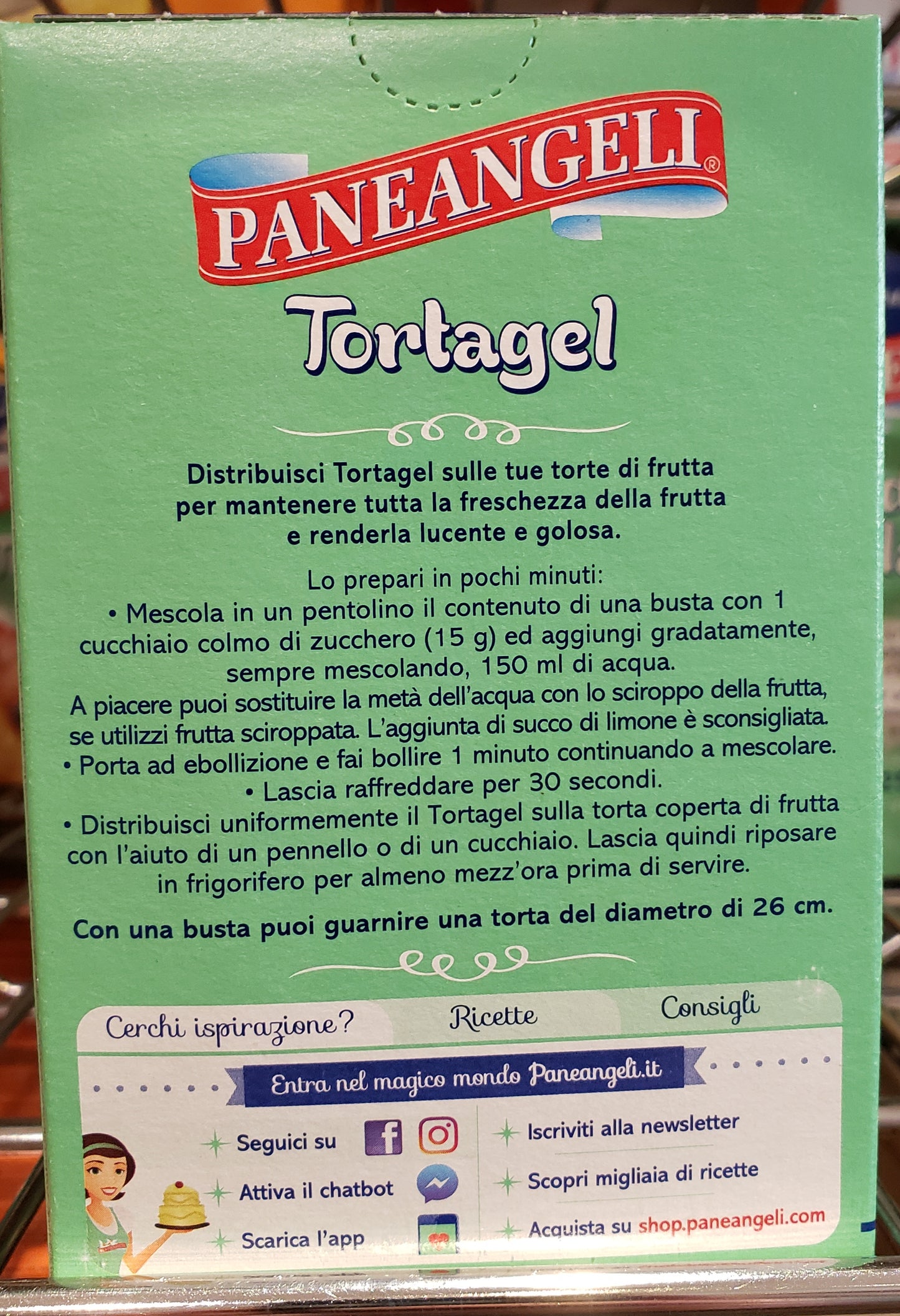 Paneangeli - Tortagel - 3 packets - 42 g