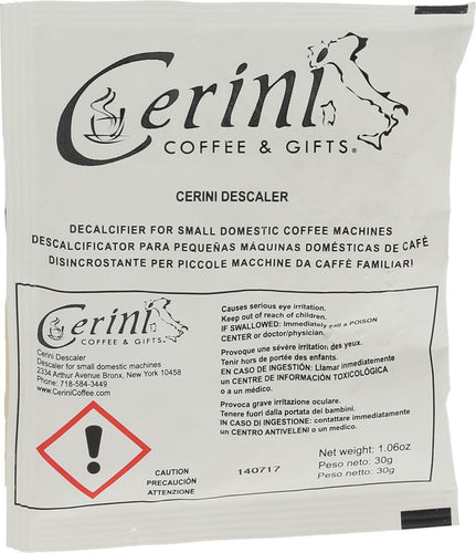 CERINI Espresso Descaler Powder - 30g Bags (1.05 oz)