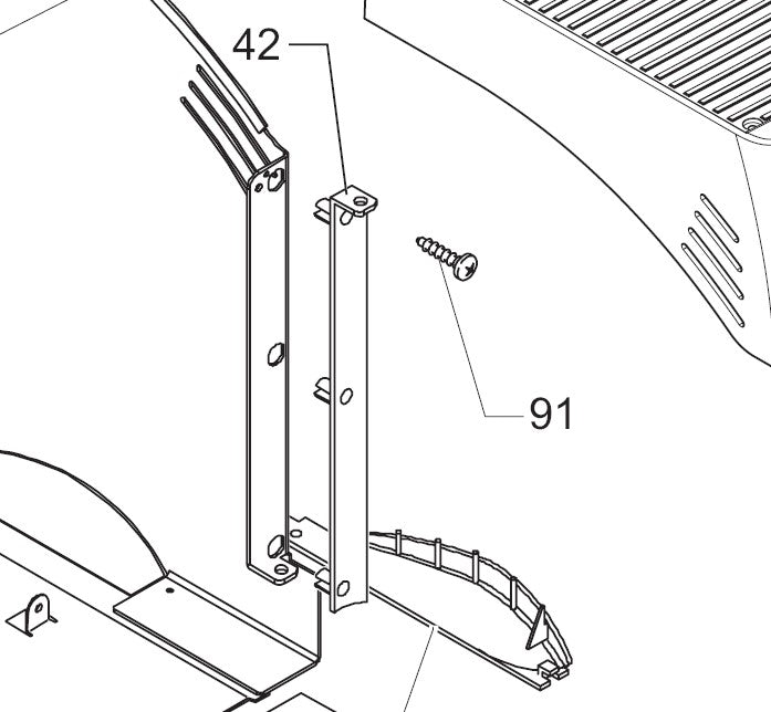 DOOR HINGE ITALIA (Silver)