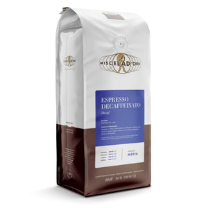 Miscela d'Oro Decaffeinated Espresso Whole Beans 2.2 lb Bag