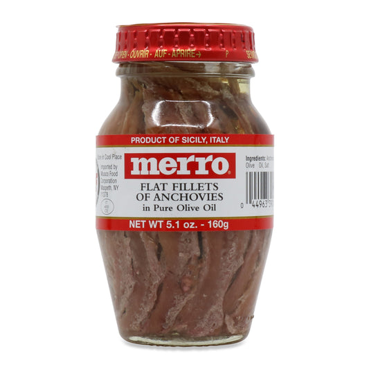 Merro - Flat Fillets of Anchovies - 160g (5.1 oz)