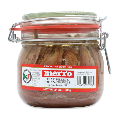 Merro - Anchovy Fillets in Olive Oil - 680g (24 oz)