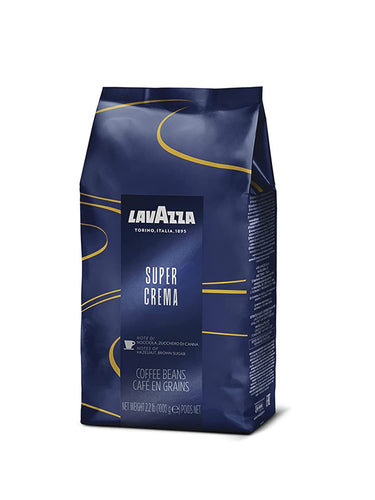 Lavazza - Super Crema - Espresso Whole Beans - 2.2 lb Bag