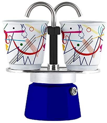 Bialetti - Set Mini Express 2 Cup pot with 2 cups (KANDINSKY)