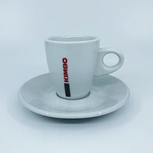 Kimbo Ceramic Espresso Cup & Saucer (1 Cup) (2oz)