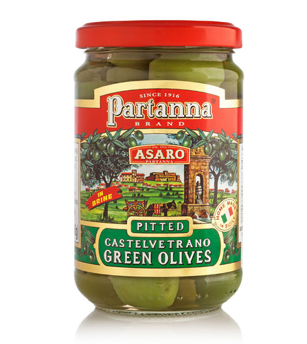 Partanna - Pitted Castelvetrano  - Green Olives - 260g ( 9oz)