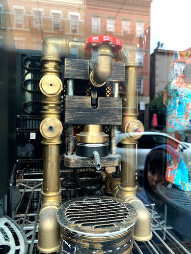Faber E.S.E. - Paper Pod Espresso Machine (Coffee Only) (BRASS PIPES)