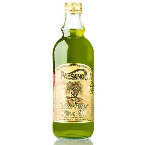 Paesano - All Natural Unfiltered Sicilian Extra Virgin Olive Oil - 1 Liter (33.8 fl oz)