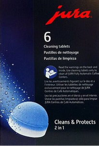 6-Pack Cleaning Tablets for ALL Capresso and Jura-Capresso Automatic Coffee Centers