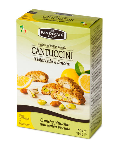 Pan Ducale Italy - Cantuccini Pistacchio e Limone - 6.35 oz