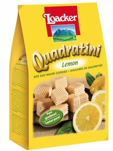 Loacker - Quadratini Lemon Wafers - 250g (8.82oz)