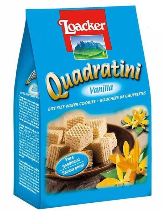Loacker - Quadratini Vanilla Wafers - 250g (8.82oz)