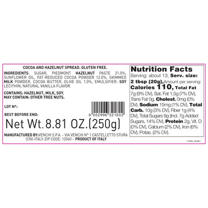 Venchi - Suprema Nocciola - 250g (8.81 oz)