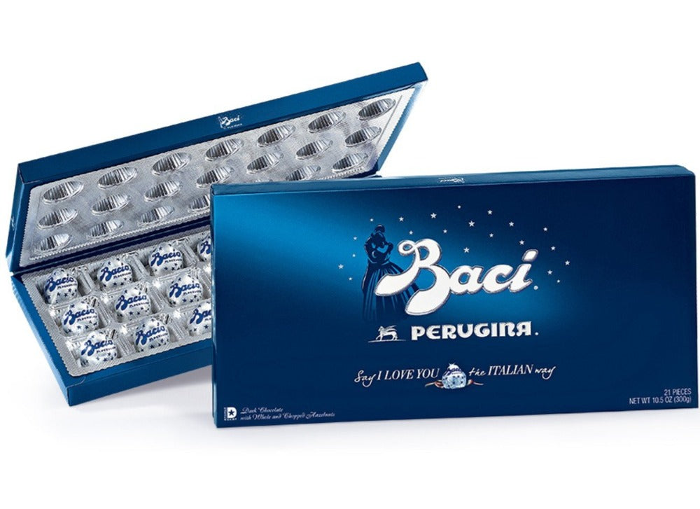 Baci Perugina  - 21pcs - 300g (10.5 oz) - Original Dark