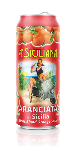 A' Sicilian - Aranciata Di Sicilia - Pack of 4 Cans