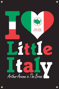 Vinyl Banner - I Love Little Italy 24" x 36"