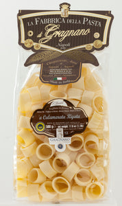 La Fabbrica Della Pasta Di Gragnano - Calamarata Rigate -500g (17.6 oz)