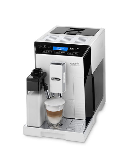 Delonghi - Eletta Cappuccino  Espresso Machine (Factory Refurbished) - White 120 Volt